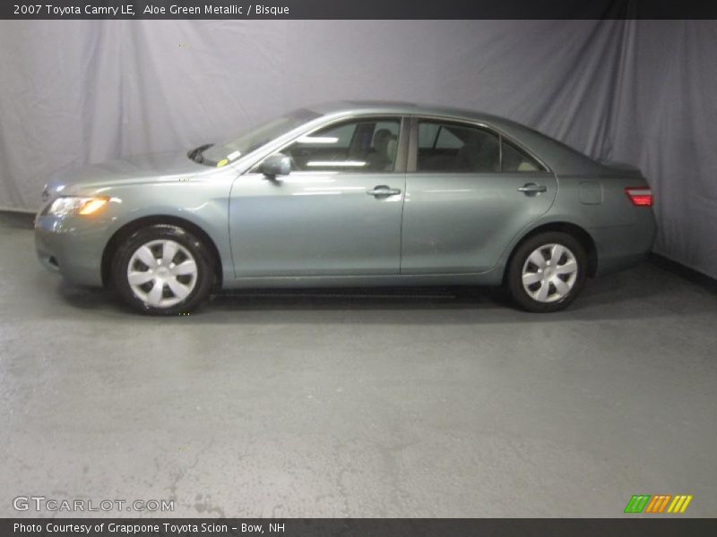 Aloe Green Metallic / Bisque 2007 Toyota Camry LE