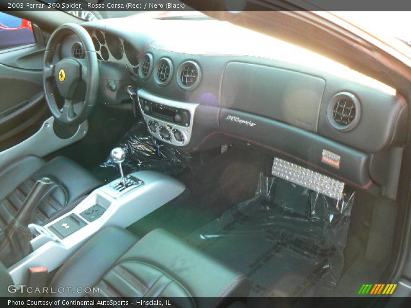 Rosso Corsa (Red) / Nero (Black) 2003 Ferrari 360 Spider