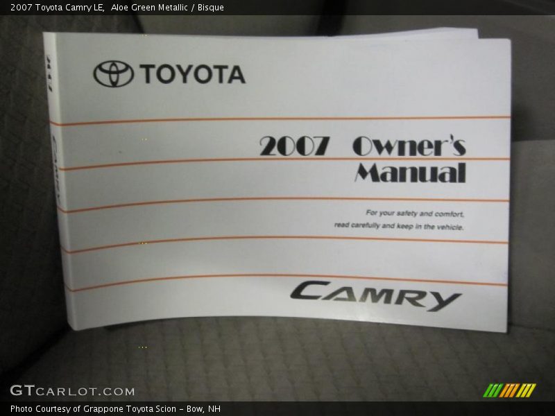 Aloe Green Metallic / Bisque 2007 Toyota Camry LE