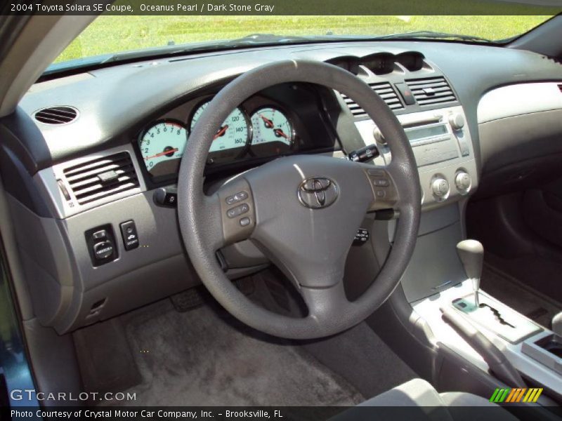 Oceanus Pearl / Dark Stone Gray 2004 Toyota Solara SE Coupe