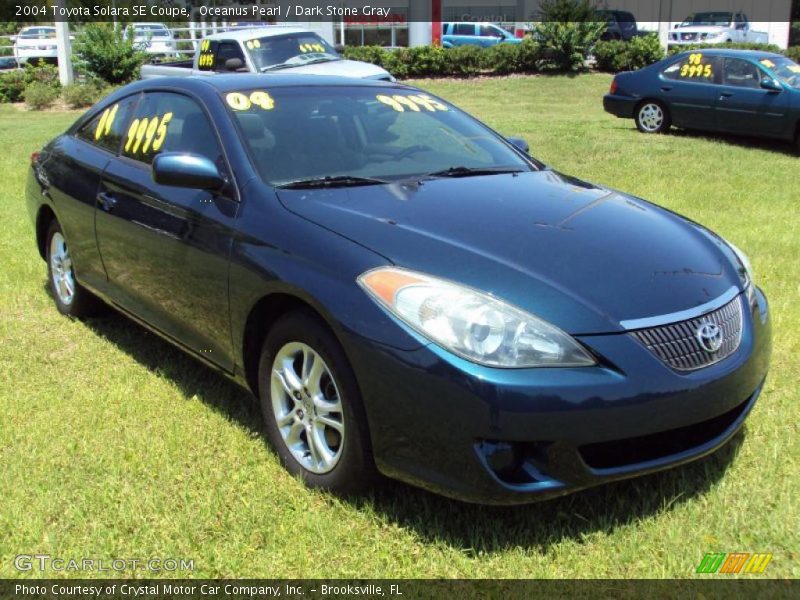 Oceanus Pearl / Dark Stone Gray 2004 Toyota Solara SE Coupe