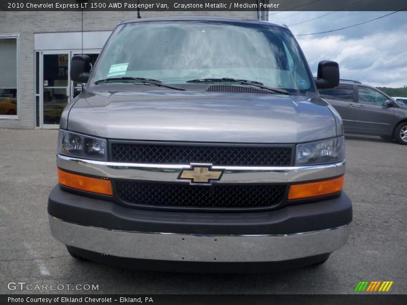 Graystone Metallic / Medium Pewter 2010 Chevrolet Express LT 1500 AWD Passenger Van
