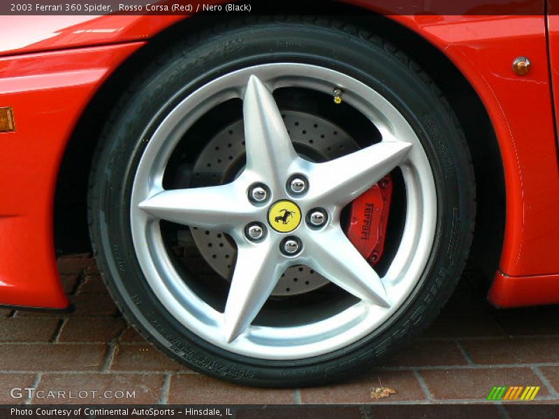 Rosso Corsa (Red) / Nero (Black) 2003 Ferrari 360 Spider