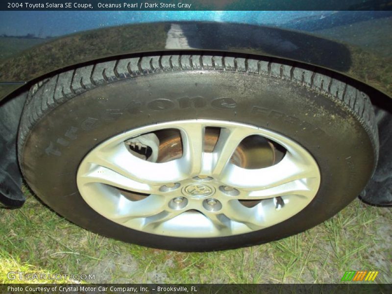 Oceanus Pearl / Dark Stone Gray 2004 Toyota Solara SE Coupe