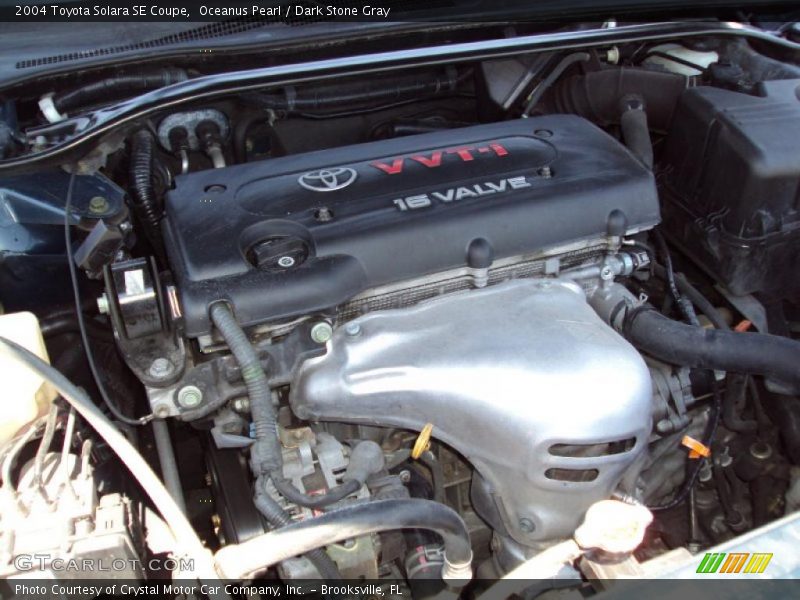 Oceanus Pearl / Dark Stone Gray 2004 Toyota Solara SE Coupe