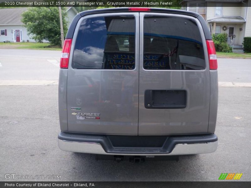 Graystone Metallic / Medium Pewter 2010 Chevrolet Express LT 1500 AWD Passenger Van