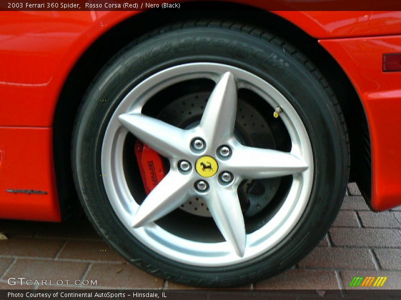 Rosso Corsa (Red) / Nero (Black) 2003 Ferrari 360 Spider