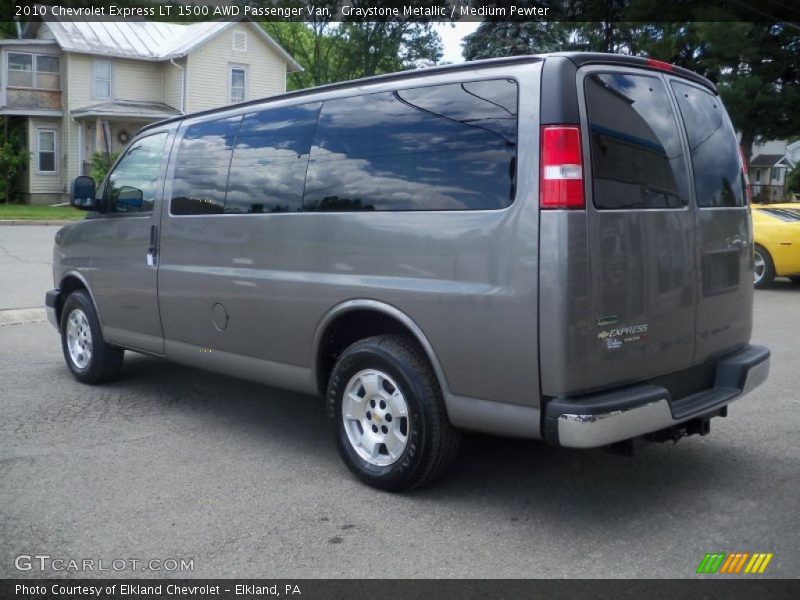 Graystone Metallic / Medium Pewter 2010 Chevrolet Express LT 1500 AWD Passenger Van