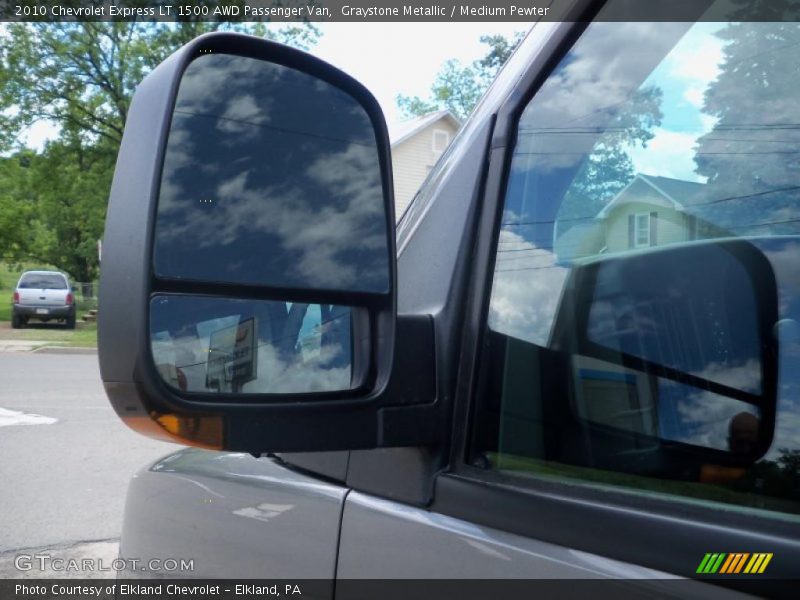 Graystone Metallic / Medium Pewter 2010 Chevrolet Express LT 1500 AWD Passenger Van