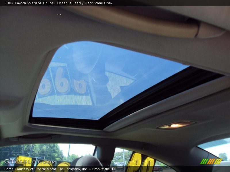 Oceanus Pearl / Dark Stone Gray 2004 Toyota Solara SE Coupe