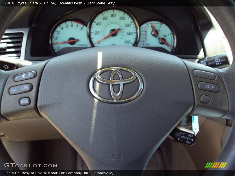 Oceanus Pearl / Dark Stone Gray 2004 Toyota Solara SE Coupe