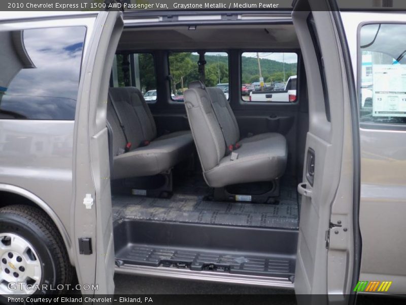 Graystone Metallic / Medium Pewter 2010 Chevrolet Express LT 1500 AWD Passenger Van