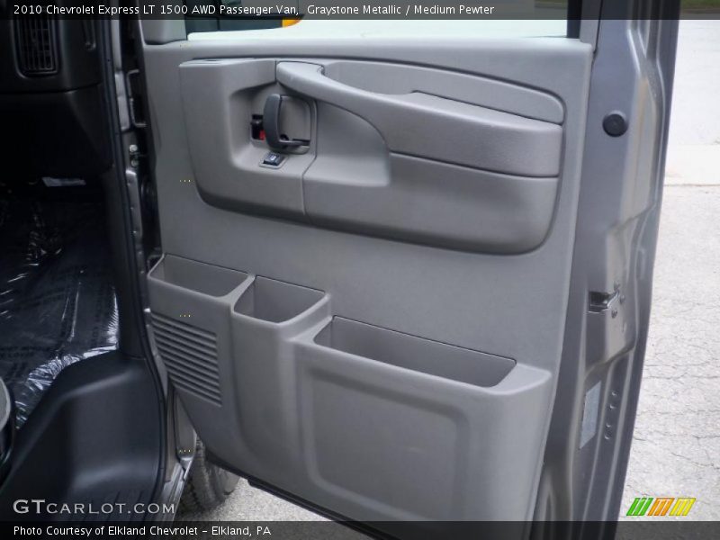 Graystone Metallic / Medium Pewter 2010 Chevrolet Express LT 1500 AWD Passenger Van