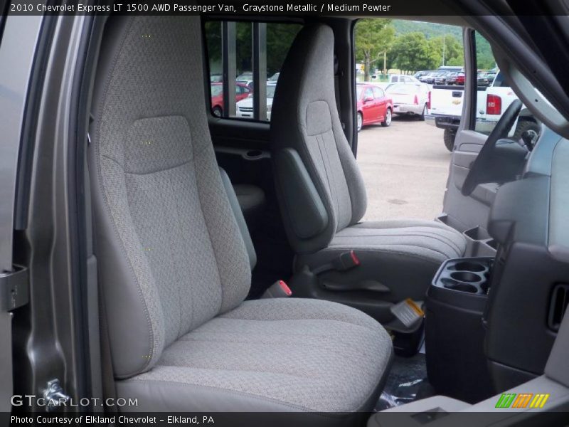 Graystone Metallic / Medium Pewter 2010 Chevrolet Express LT 1500 AWD Passenger Van