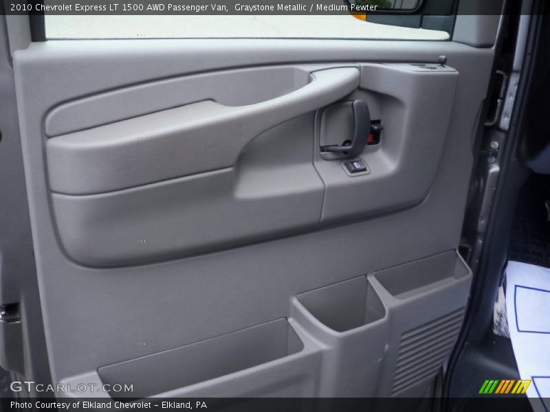 Graystone Metallic / Medium Pewter 2010 Chevrolet Express LT 1500 AWD Passenger Van