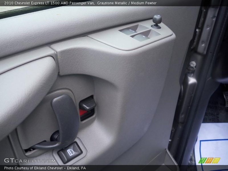 Graystone Metallic / Medium Pewter 2010 Chevrolet Express LT 1500 AWD Passenger Van