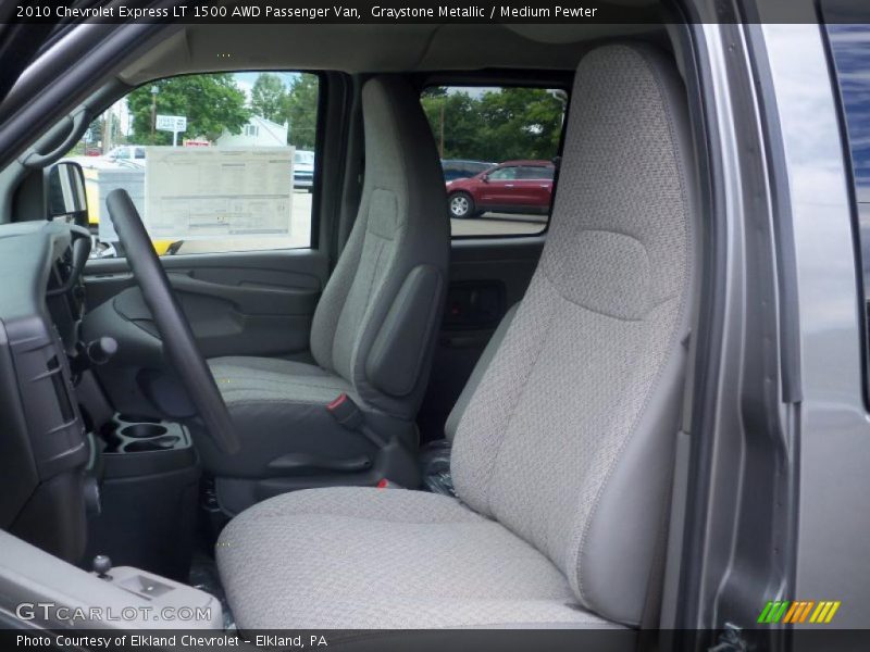 Graystone Metallic / Medium Pewter 2010 Chevrolet Express LT 1500 AWD Passenger Van