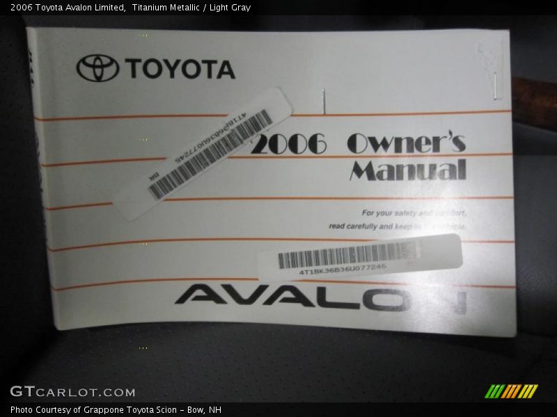Titanium Metallic / Light Gray 2006 Toyota Avalon Limited