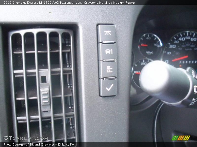 Graystone Metallic / Medium Pewter 2010 Chevrolet Express LT 1500 AWD Passenger Van