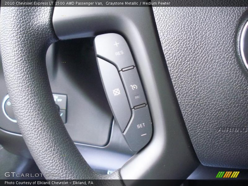 Graystone Metallic / Medium Pewter 2010 Chevrolet Express LT 1500 AWD Passenger Van