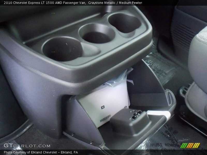 Graystone Metallic / Medium Pewter 2010 Chevrolet Express LT 1500 AWD Passenger Van