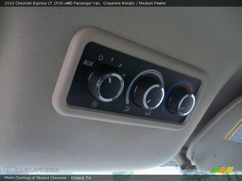 Graystone Metallic / Medium Pewter 2010 Chevrolet Express LT 1500 AWD Passenger Van