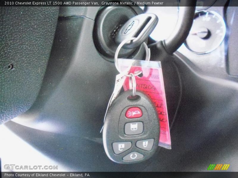 Graystone Metallic / Medium Pewter 2010 Chevrolet Express LT 1500 AWD Passenger Van