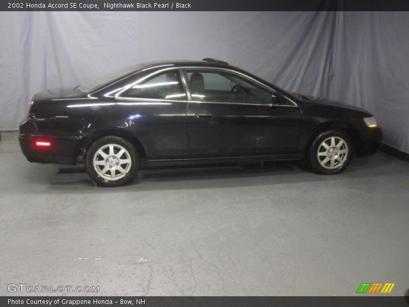 Nighthawk Black Pearl / Black 2002 Honda Accord SE Coupe