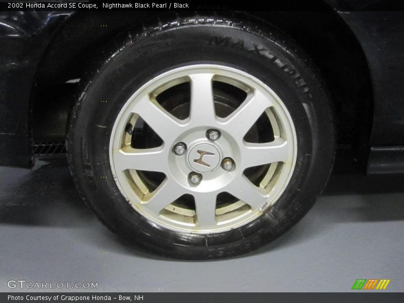 Nighthawk Black Pearl / Black 2002 Honda Accord SE Coupe
