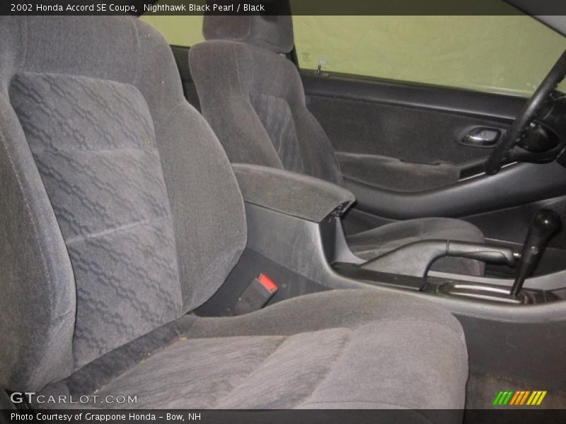 Nighthawk Black Pearl / Black 2002 Honda Accord SE Coupe
