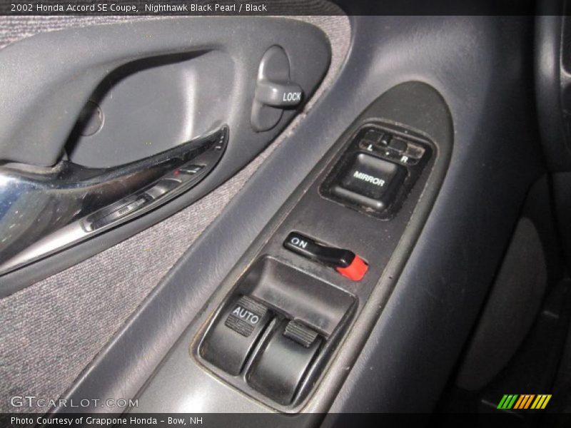 Nighthawk Black Pearl / Black 2002 Honda Accord SE Coupe