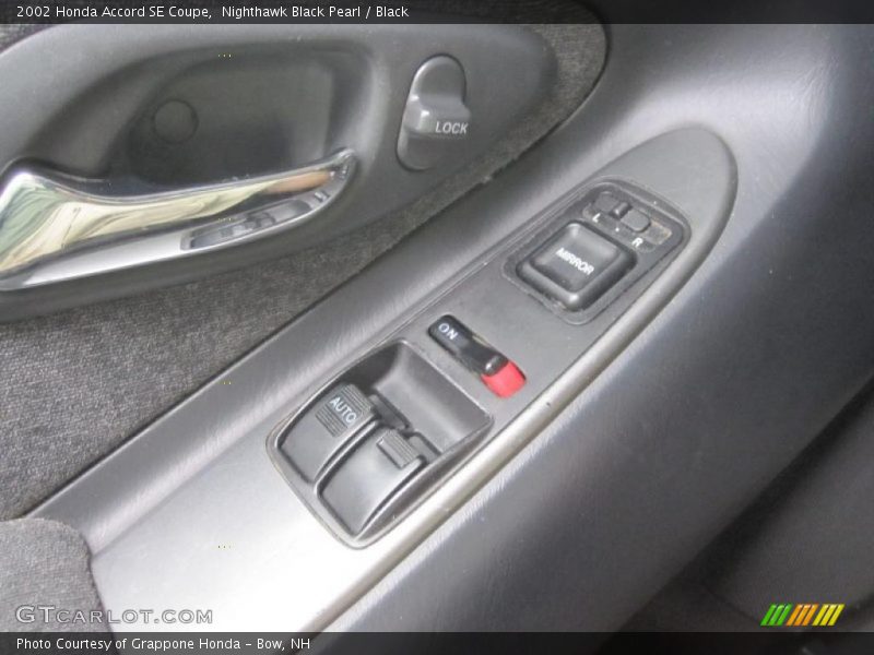 Nighthawk Black Pearl / Black 2002 Honda Accord SE Coupe