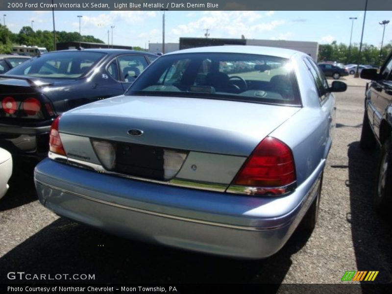 Light Blue Metallic / Dark Denim Blue 2000 Ford Crown Victoria LX Sedan