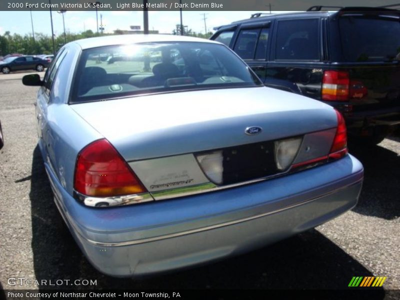 Light Blue Metallic / Dark Denim Blue 2000 Ford Crown Victoria LX Sedan