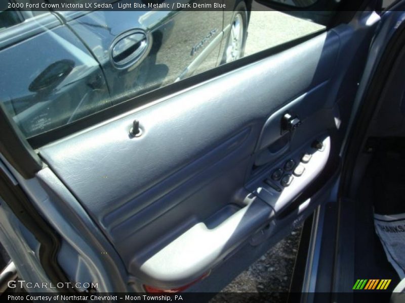 Light Blue Metallic / Dark Denim Blue 2000 Ford Crown Victoria LX Sedan