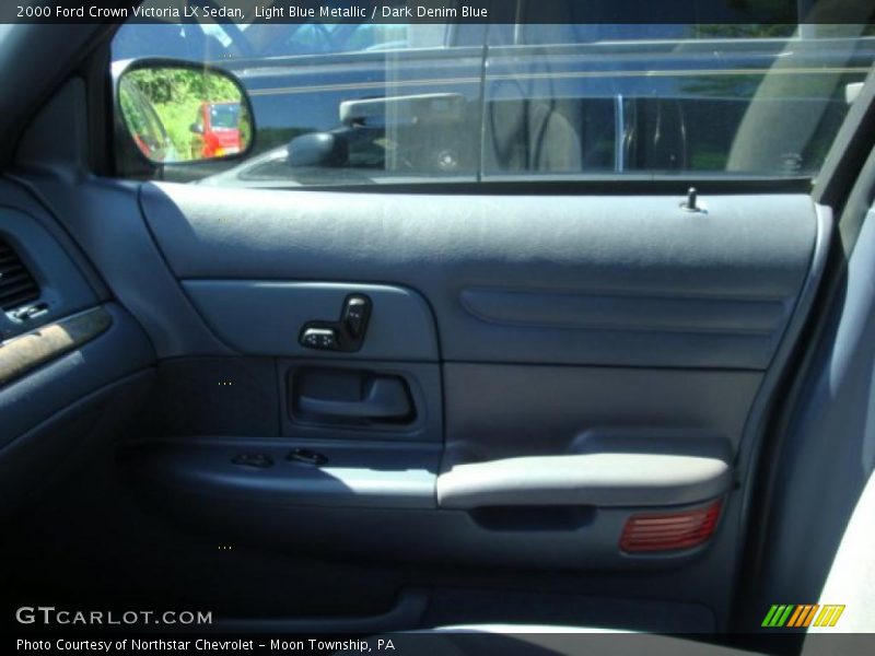 Light Blue Metallic / Dark Denim Blue 2000 Ford Crown Victoria LX Sedan