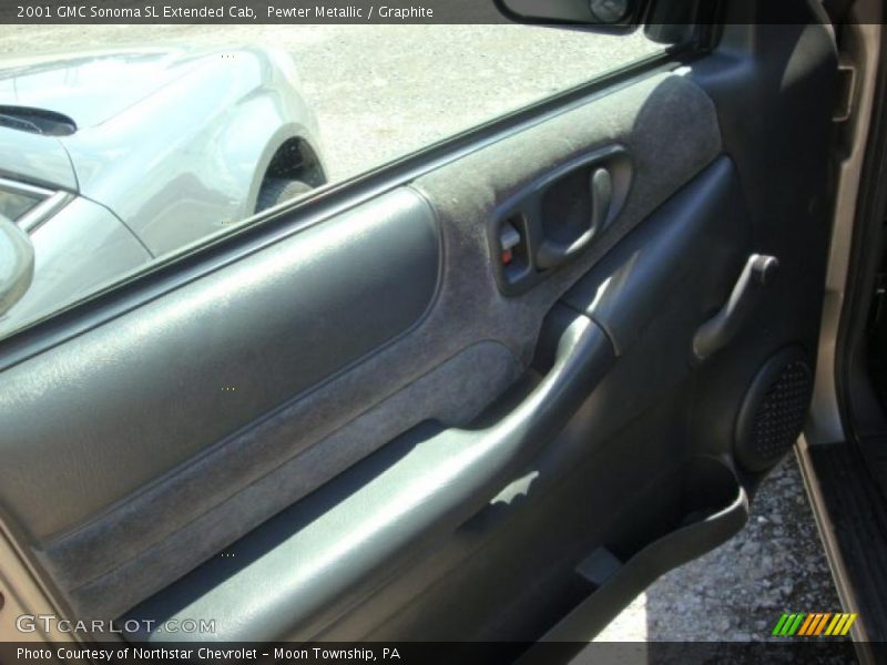 Pewter Metallic / Graphite 2001 GMC Sonoma SL Extended Cab