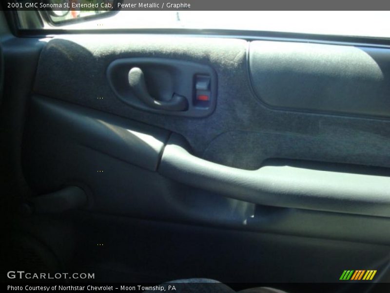 Pewter Metallic / Graphite 2001 GMC Sonoma SL Extended Cab