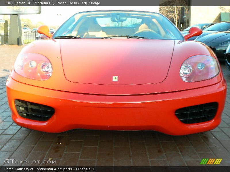 Rosso Corsa (Red) / Beige 2003 Ferrari 360 Modena F1