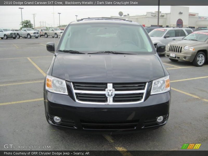 Blackberry Metallic / Dark Slate Gray/Light Shale 2010 Dodge Grand Caravan SXT Crew