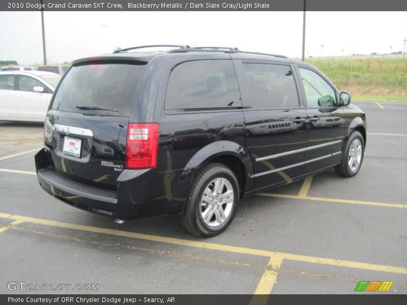 Blackberry Metallic / Dark Slate Gray/Light Shale 2010 Dodge Grand Caravan SXT Crew