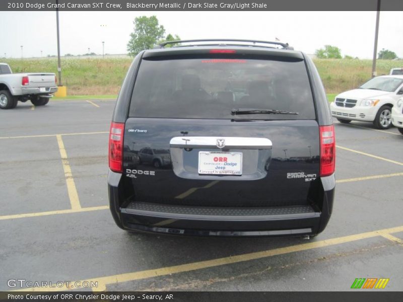 Blackberry Metallic / Dark Slate Gray/Light Shale 2010 Dodge Grand Caravan SXT Crew