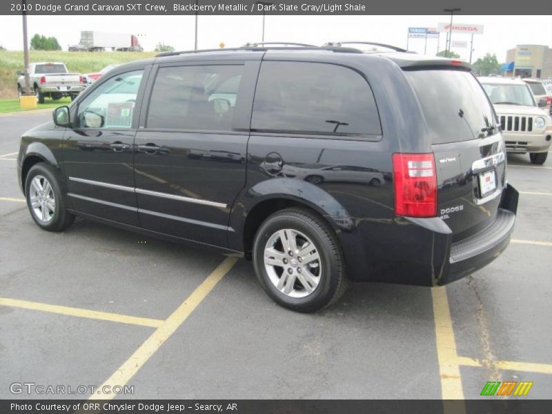 Blackberry Metallic / Dark Slate Gray/Light Shale 2010 Dodge Grand Caravan SXT Crew