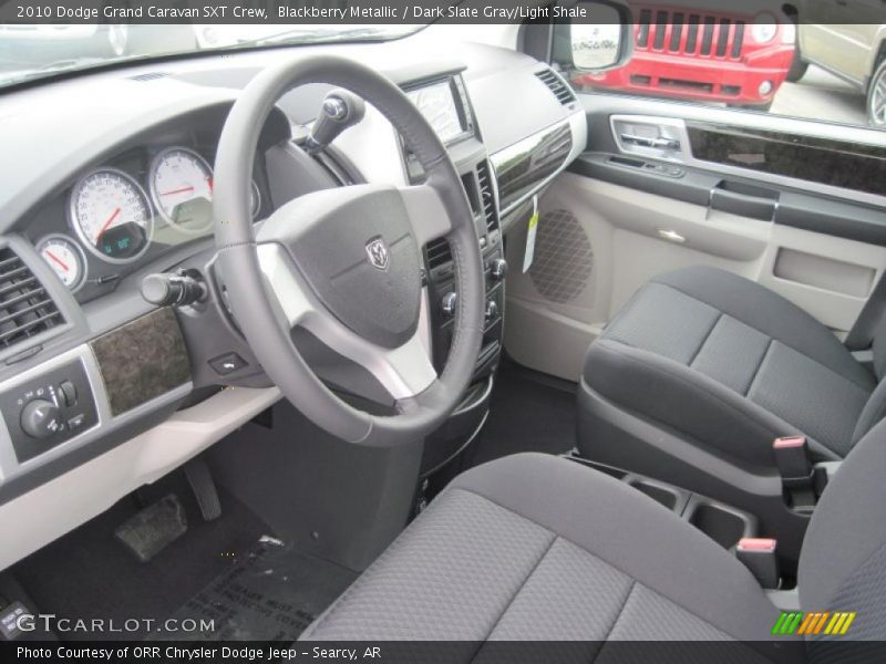 Blackberry Metallic / Dark Slate Gray/Light Shale 2010 Dodge Grand Caravan SXT Crew