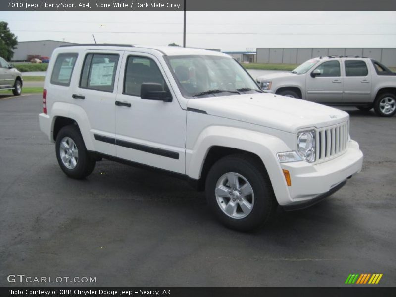 Stone White / Dark Slate Gray 2010 Jeep Liberty Sport 4x4