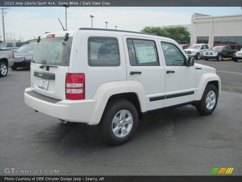 Stone White / Dark Slate Gray 2010 Jeep Liberty Sport 4x4