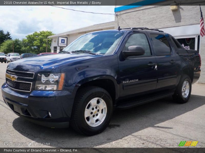 Imperial Blue Metallic / Ebony 2010 Chevrolet Avalanche LS 4x4