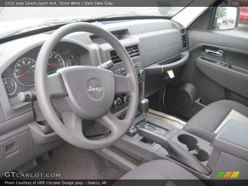 Stone White / Dark Slate Gray 2010 Jeep Liberty Sport 4x4