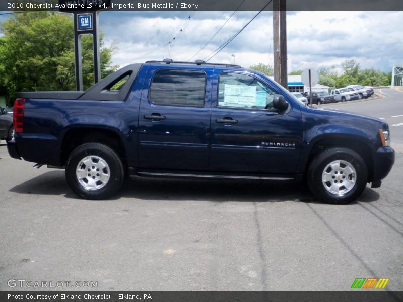 Imperial Blue Metallic / Ebony 2010 Chevrolet Avalanche LS 4x4