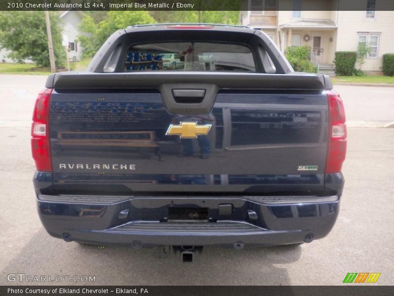 Imperial Blue Metallic / Ebony 2010 Chevrolet Avalanche LS 4x4